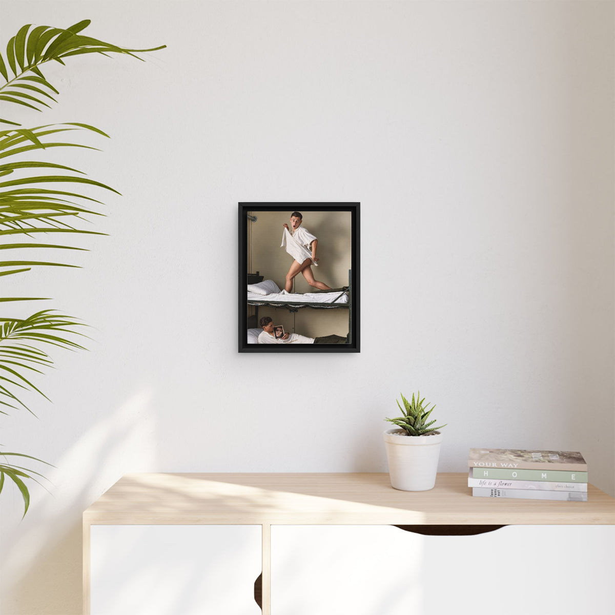 paire 168 | Framed Vintage Photo - Matte Canvas