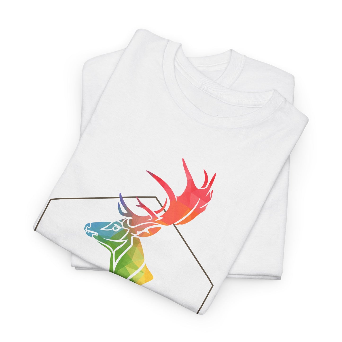 authentic pride shirt rainbow deer 