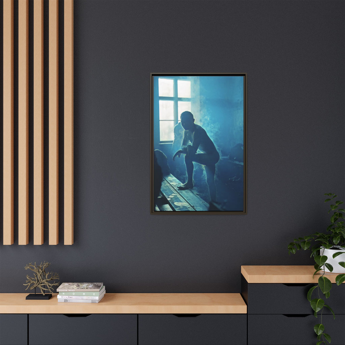 celibataire 044 | Framed Vintage Photo - Matte Canvas