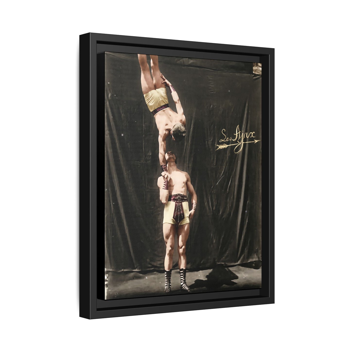 athlétisme 016 | Framed Vintage Photo - Matte Canvas