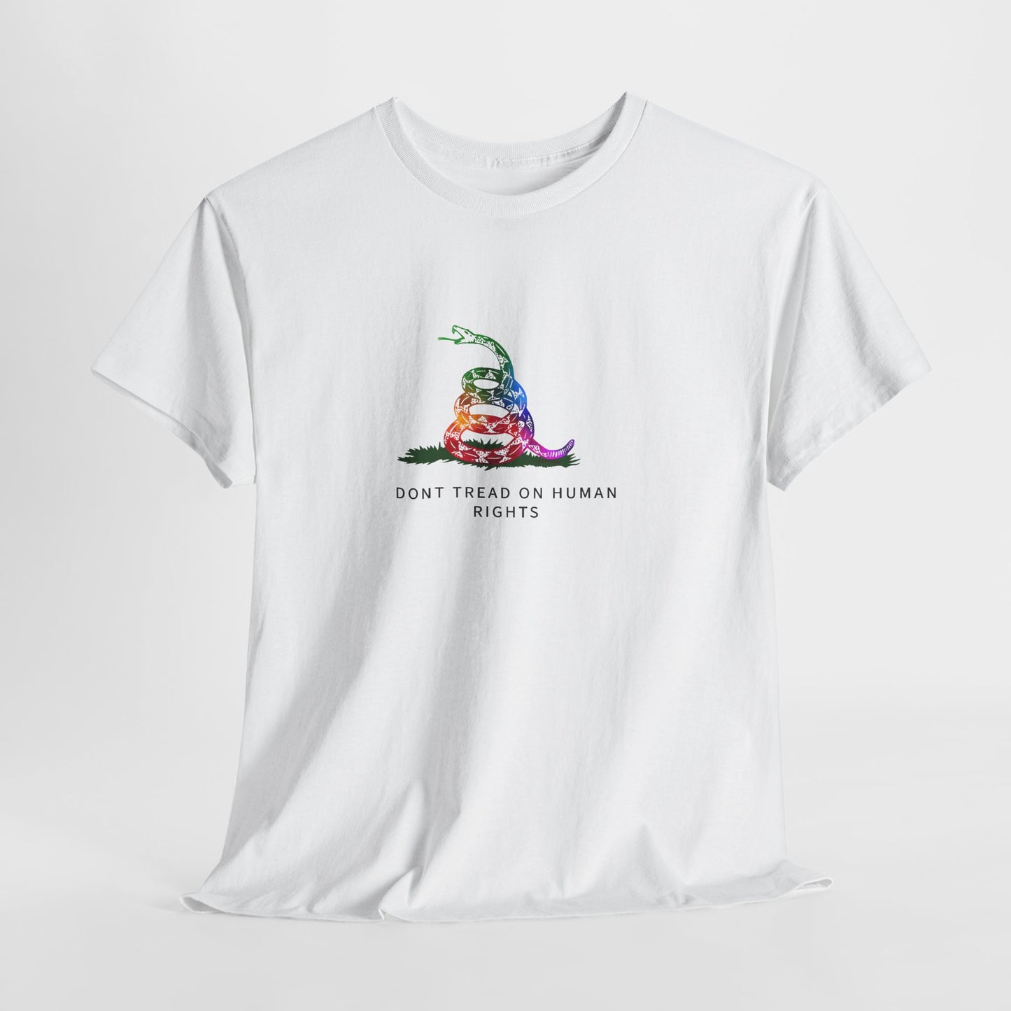 Don't Tread on Human Rights Graphic T-Shirt | Equality Activist Tee