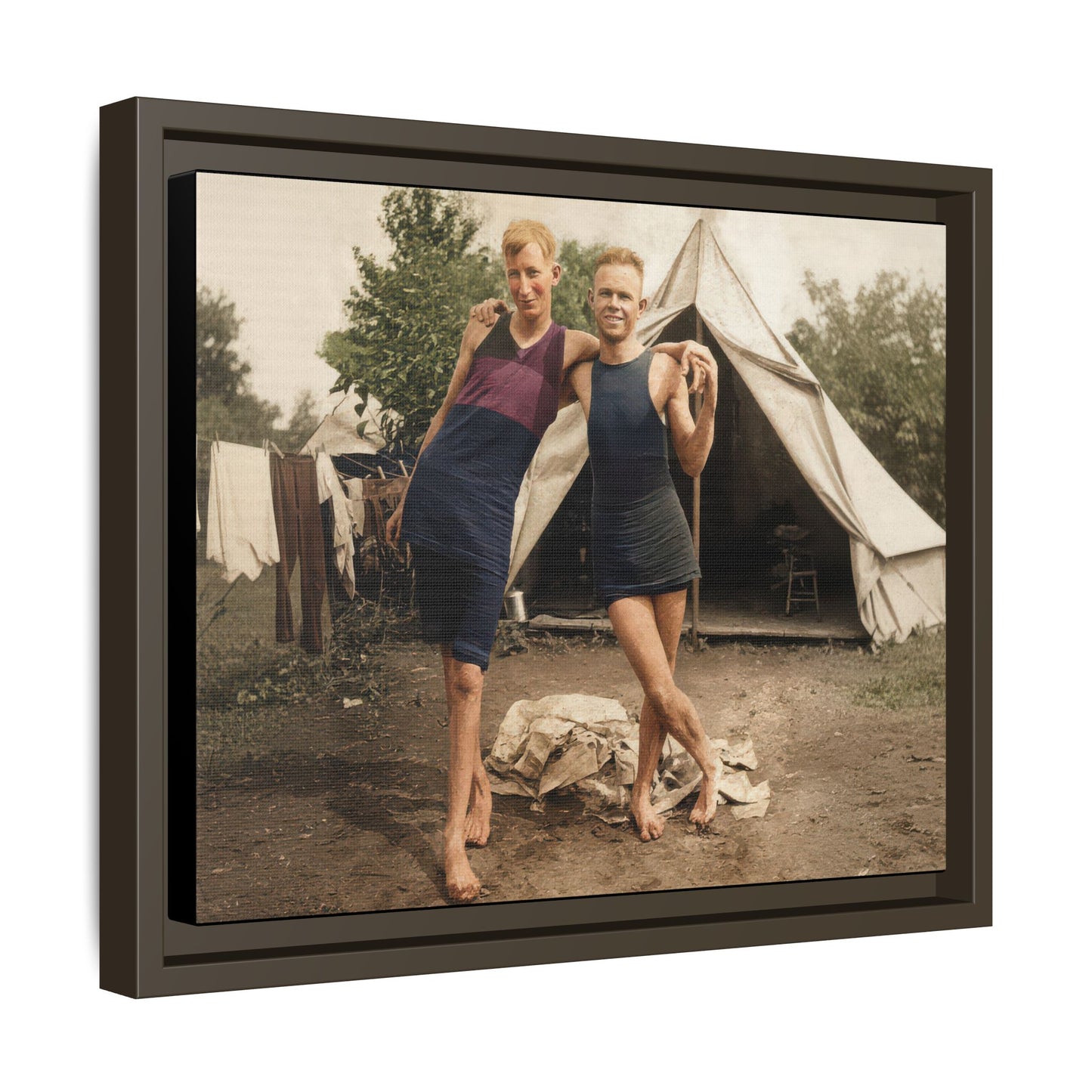 nager 040 | Framed Vintage Photo - Matte Canvas