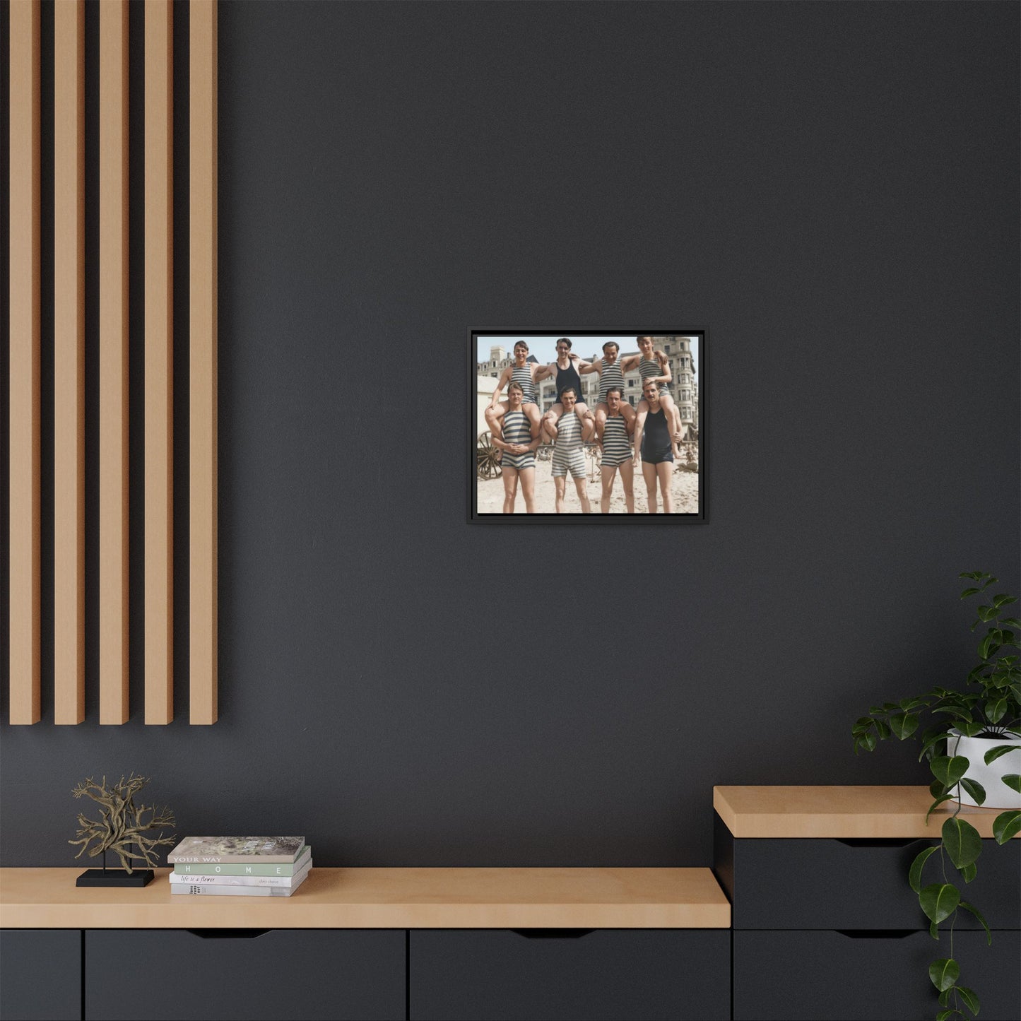 nager 021 | Framed Vintage Photo - Matte Canvas