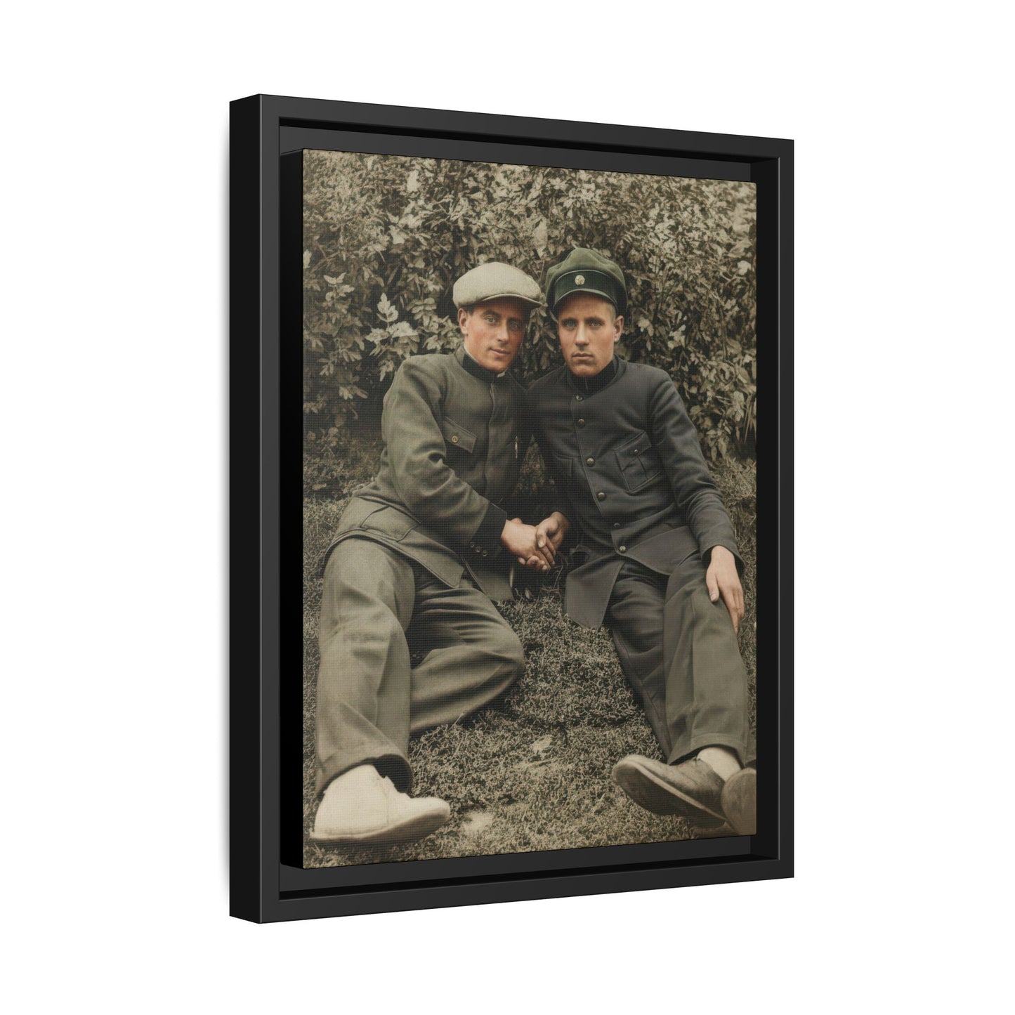 paire 127 | Framed Vintage Photo - Matte Canvas