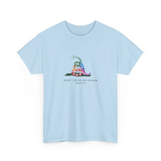 Don't Tread on Me activist graphic T-shirt