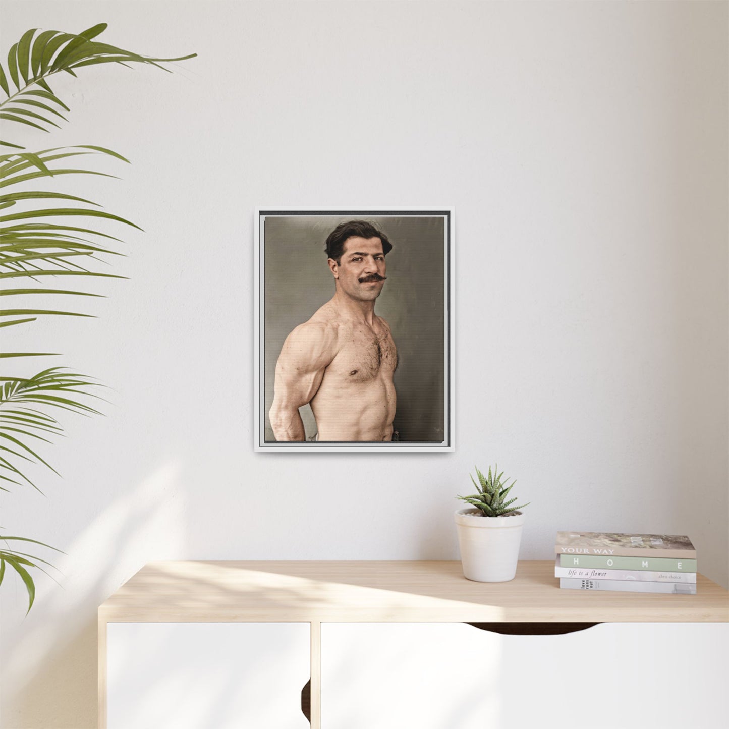 athlétisme 024 | Framed Vintage Photo - Matte Canvas