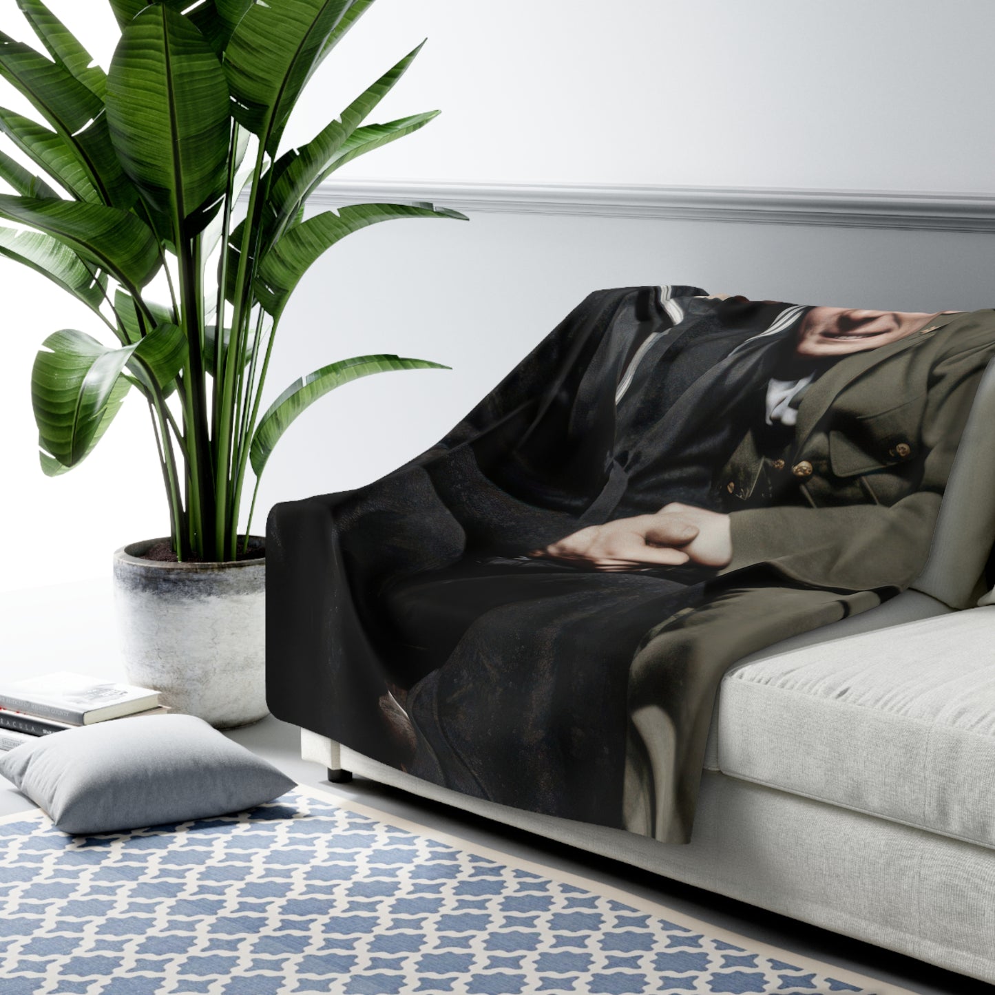 Heirloom Sherpa Blanket – paire 087 Premium fleece throw · 50x60, 60x80