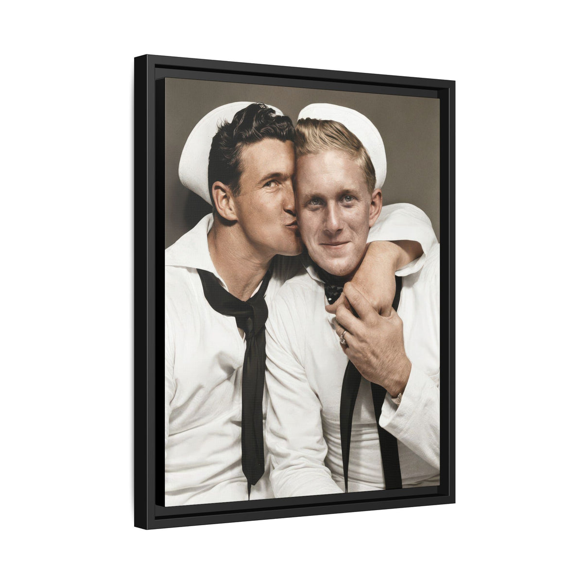 paire 156 | Framed Vintage Photo - Matte Canvas