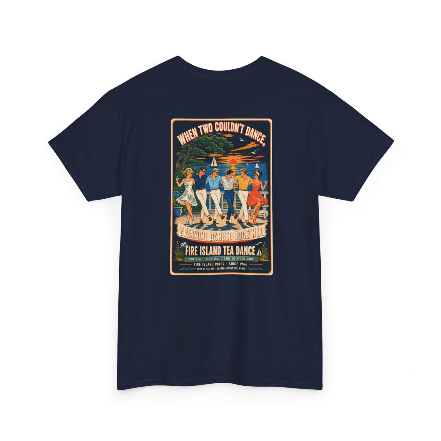 Fire Island Tea Dance ’66 T-Shirt | LGBTQ+ Nightlife History Tee
