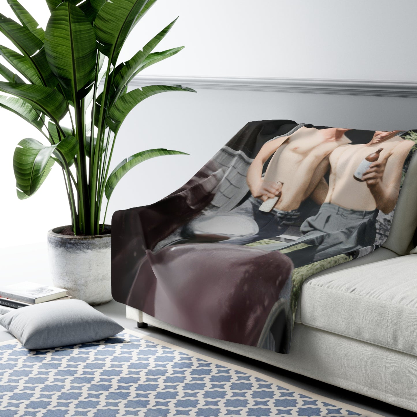 Heirloom Sherpa Blanket – paire 109 Premium fleece throw · 50x60, 60x80