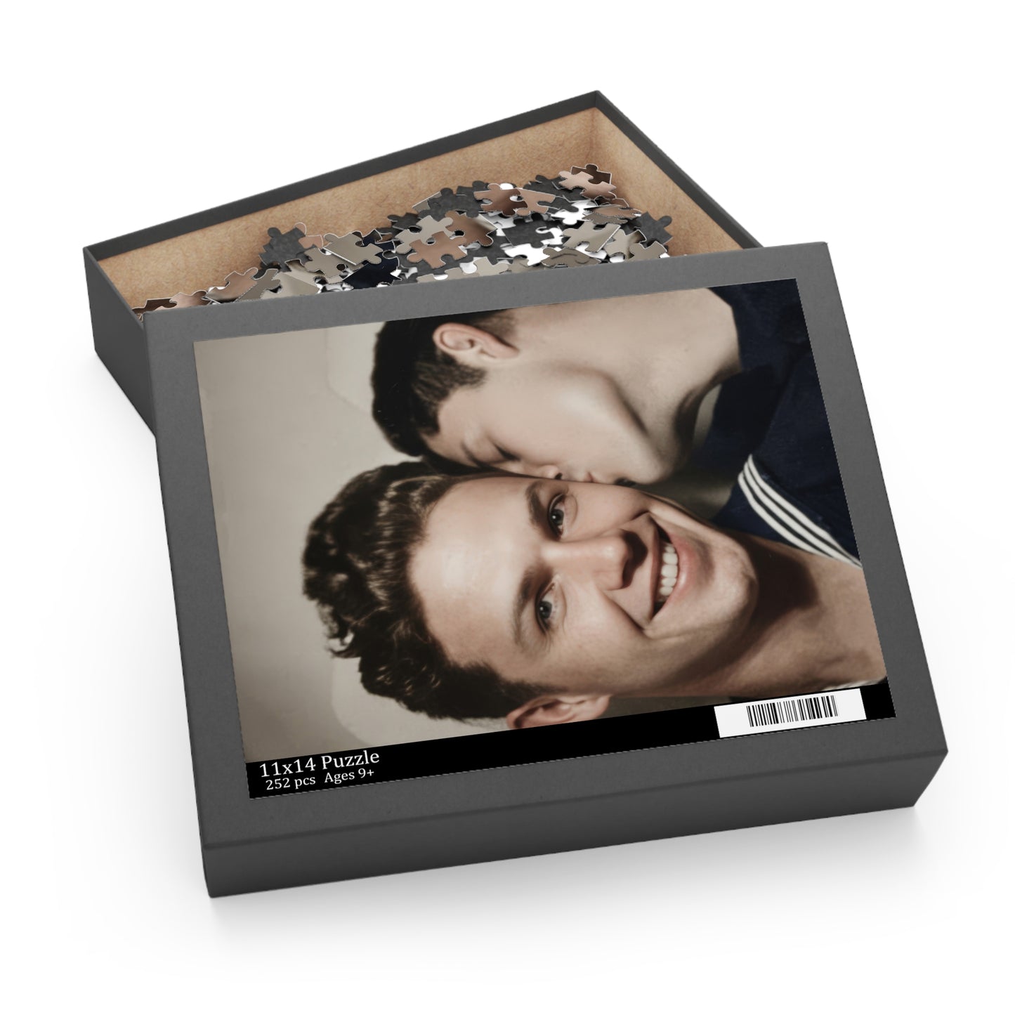 Photobooth Sailor Companions | Restored Historical Jigsaw Puzzle | paire 035