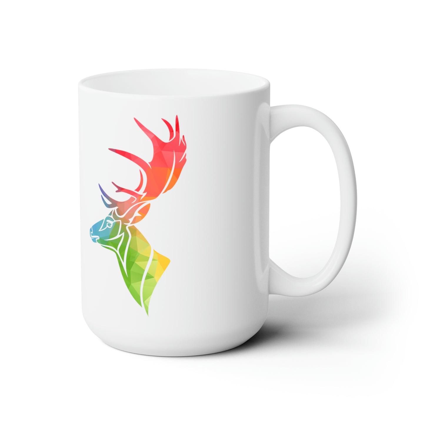 Pride Stag | White Ceramic Mug 15oz