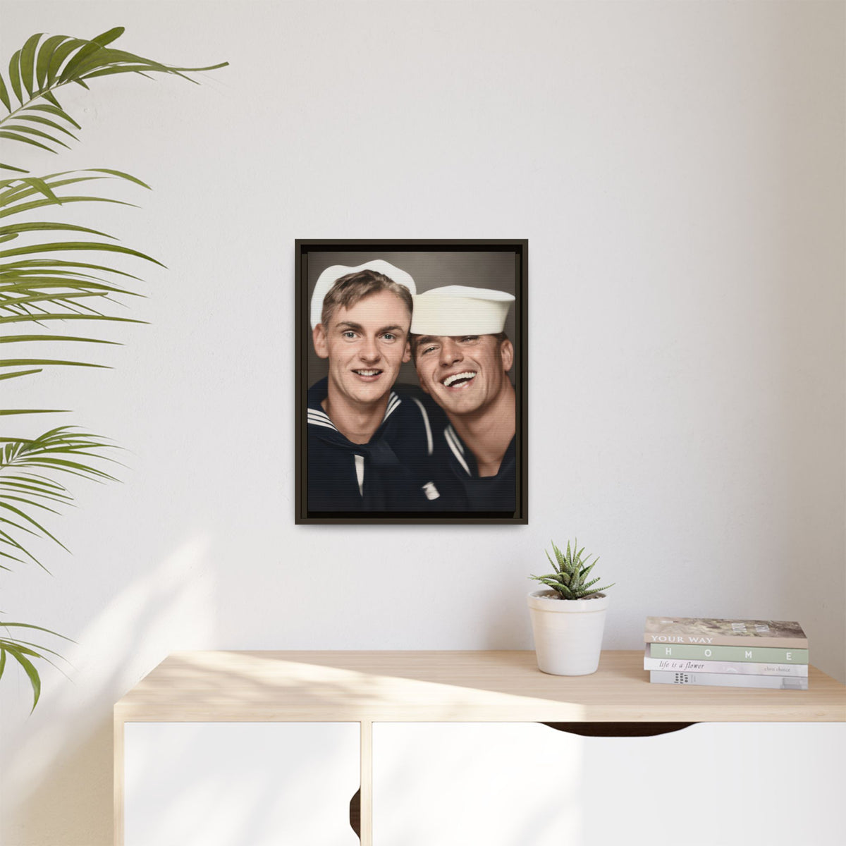 paire 154 | Framed Vintage Photo - Matte Canvas