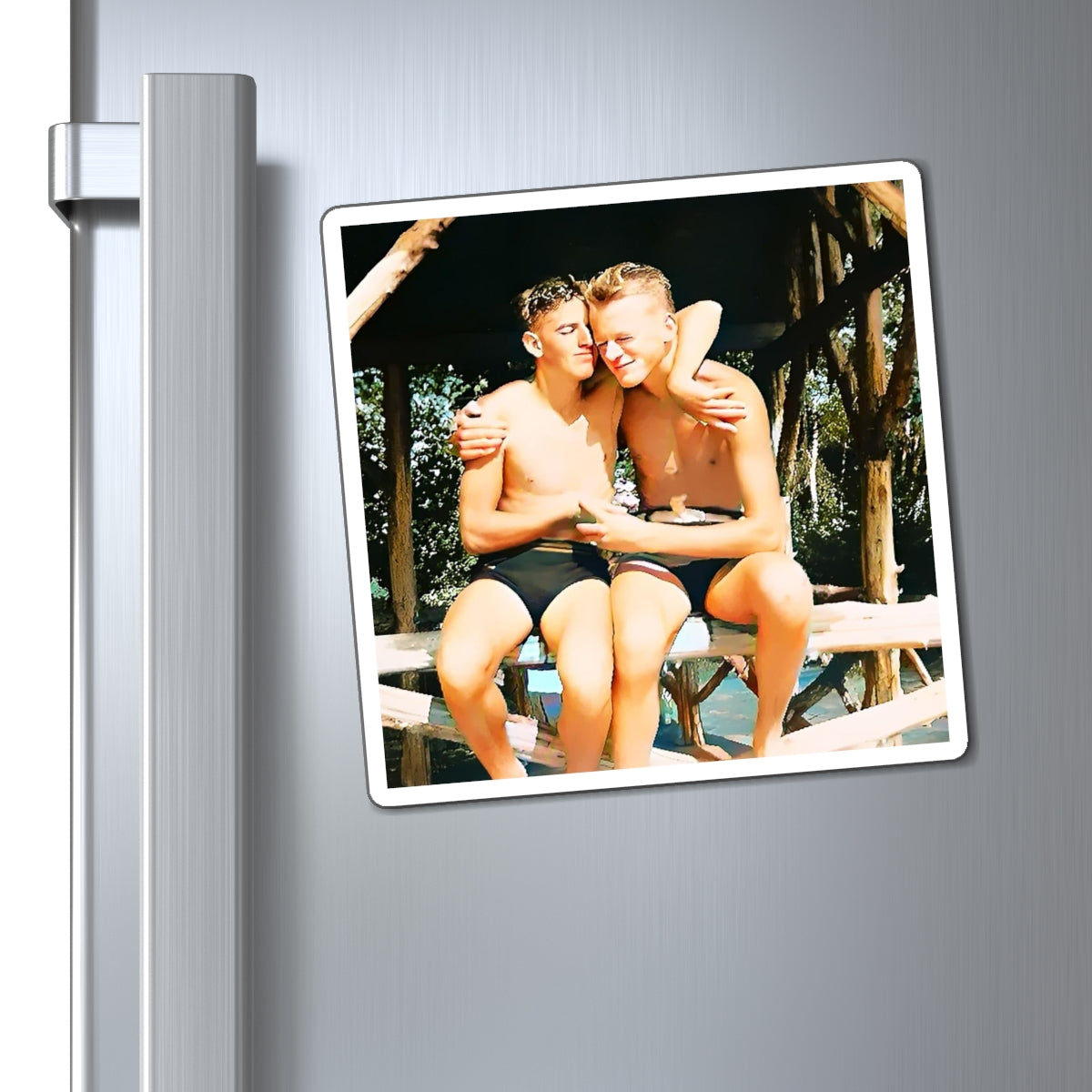 nager 012 | Magnets Gay Honeymoon Wedding Husbands Boyfriend Vacation Hawaii Beach LGBTQ Queer