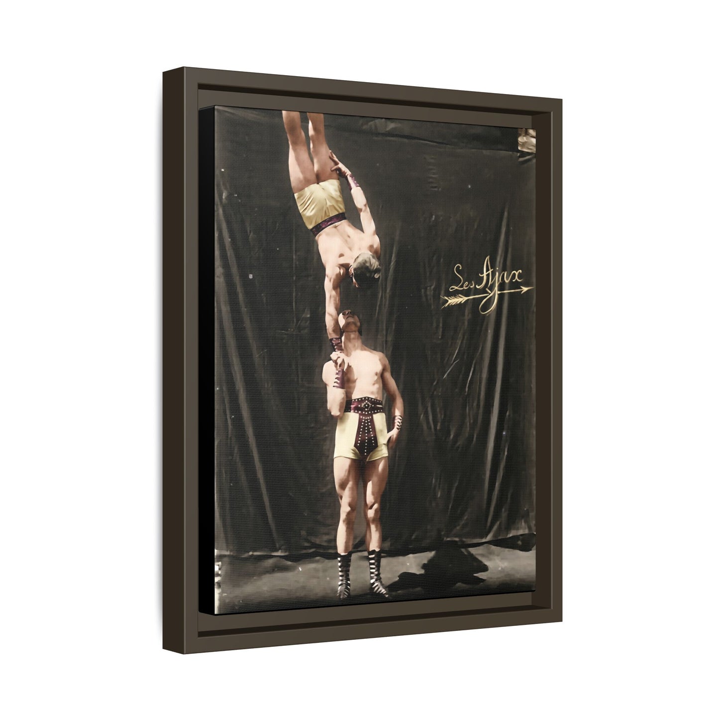 athlétisme 016 | Framed Vintage Photo - Matte Canvas