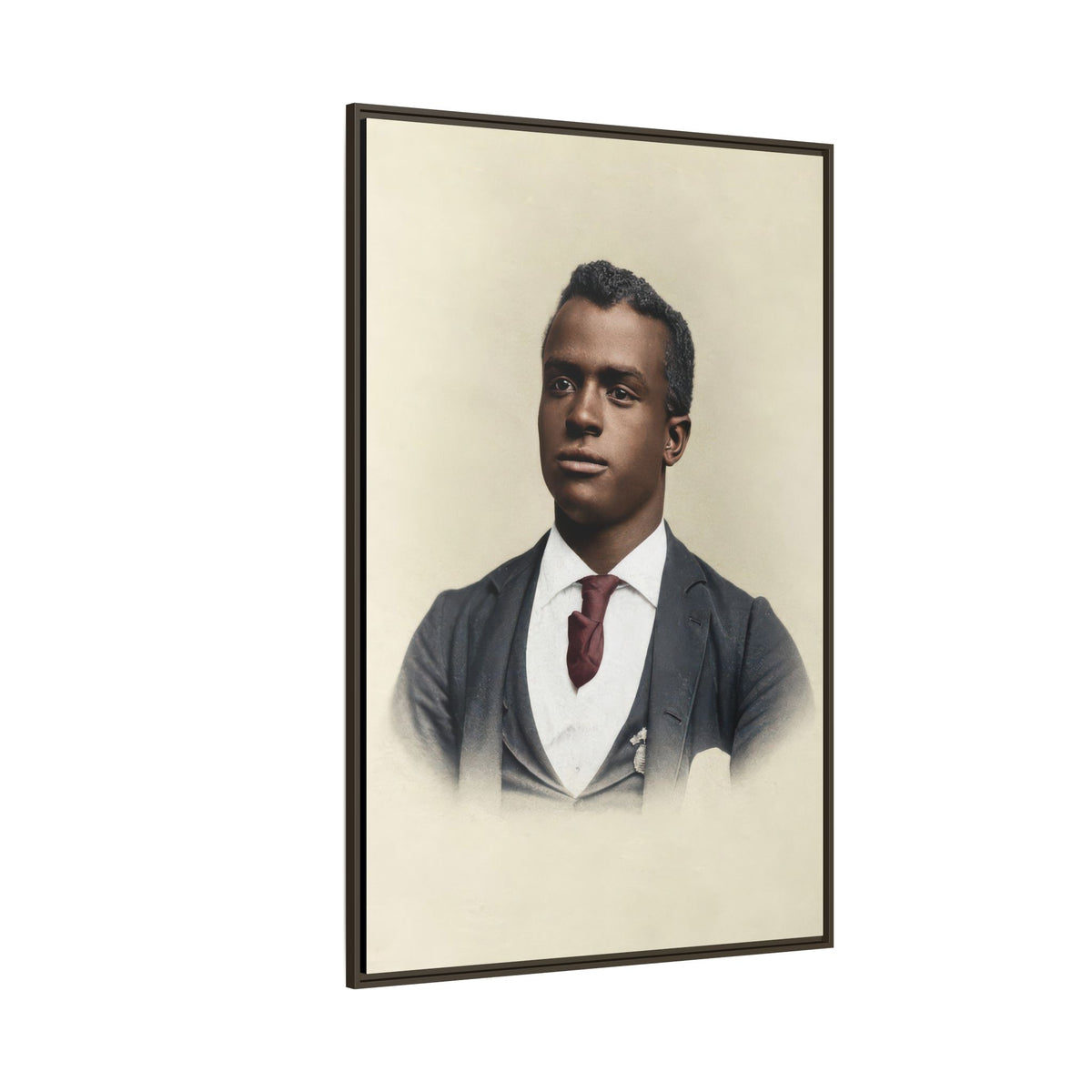celibataire 027 | Framed Vintage Photo - Matte Canvas