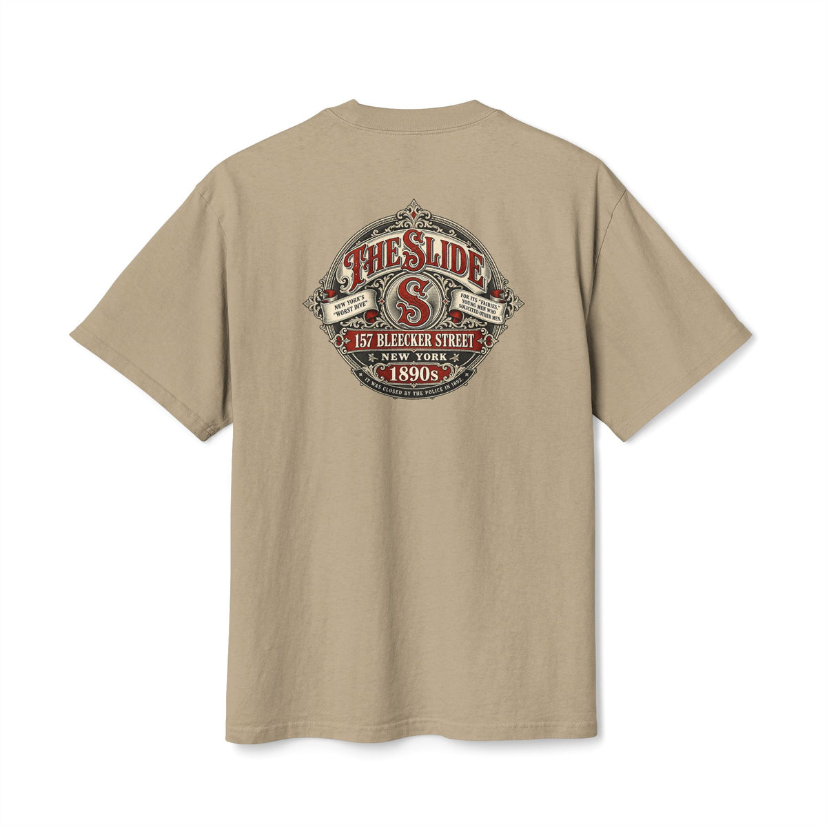 The Slide 1890s New York T-Shirt | Historic Gay Bar Heritage Tee