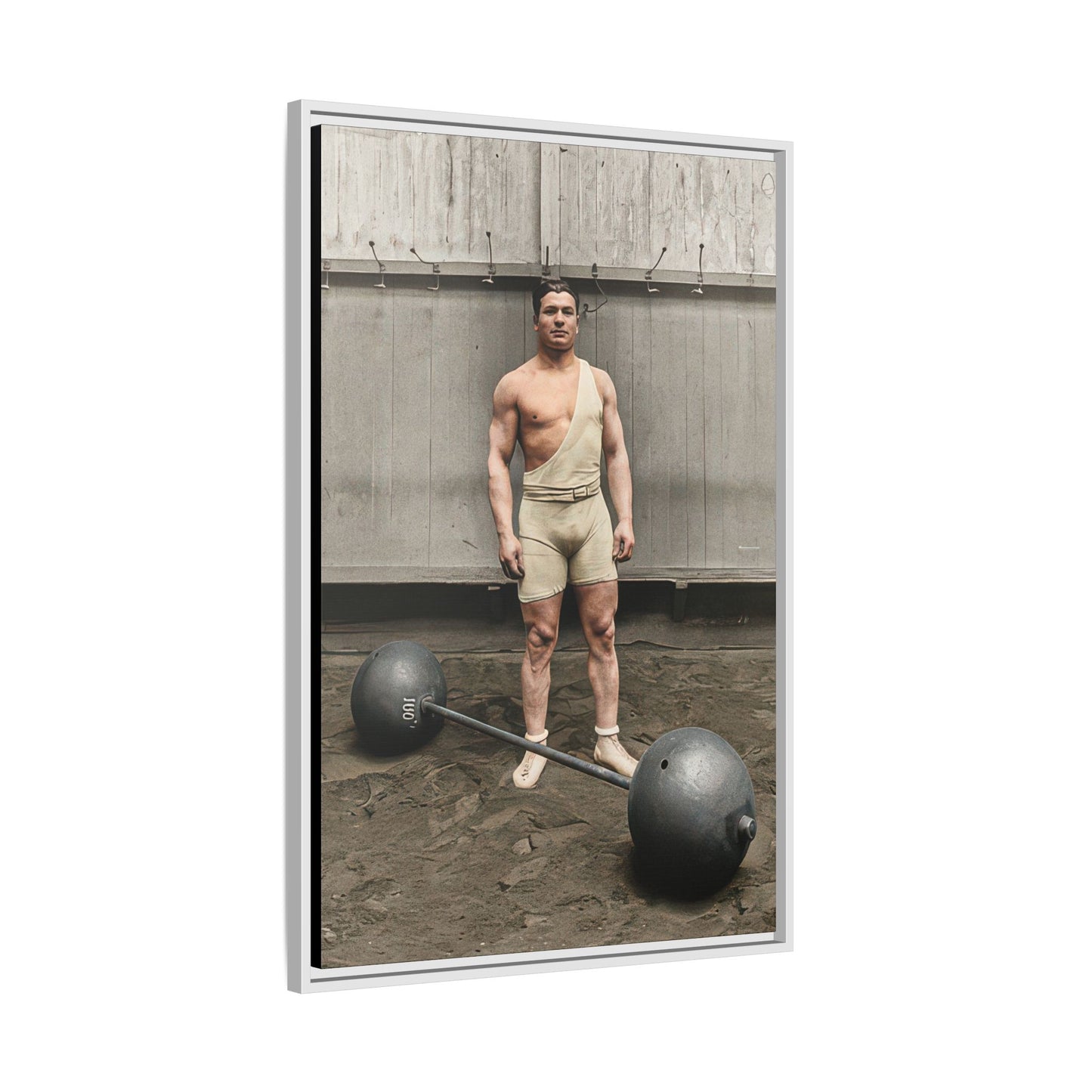athlétisme 050 | Framed Vintage Photo - Matte Canvas