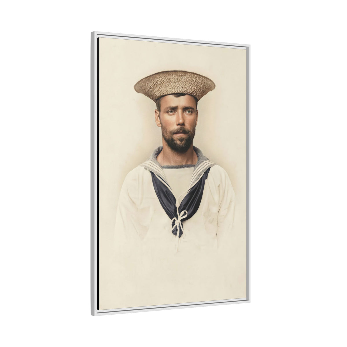 celibataire 020 | Framed Vintage Photo - Matte Canvas
