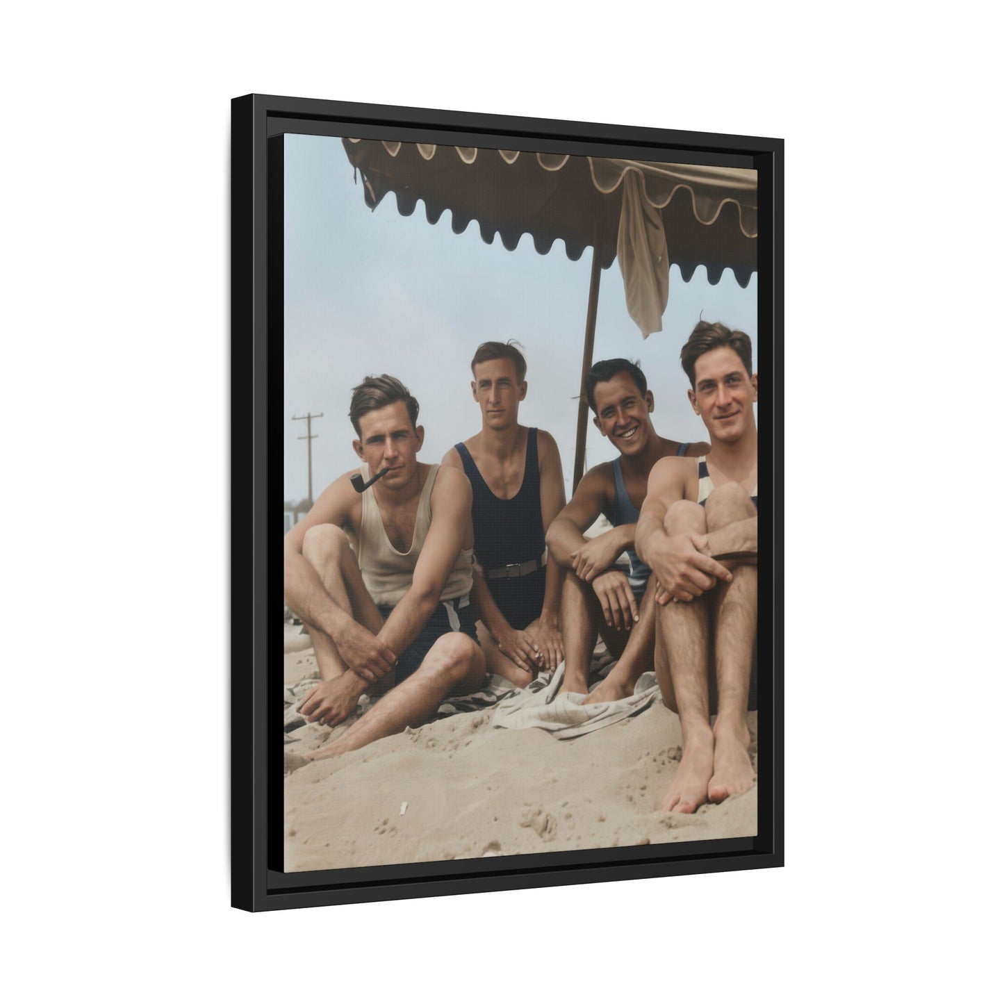 nager 029 | Framed Vintage Photo - Matte Canvas