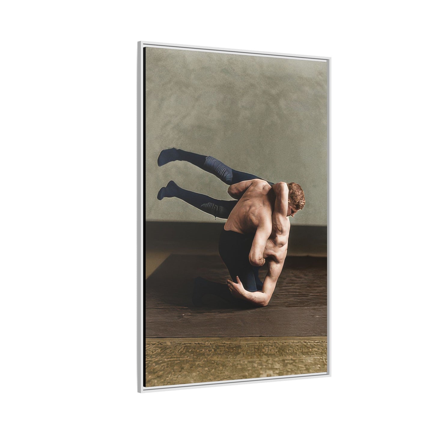 athlétisme 026 | Framed Vintage Photo - Matte Canvas