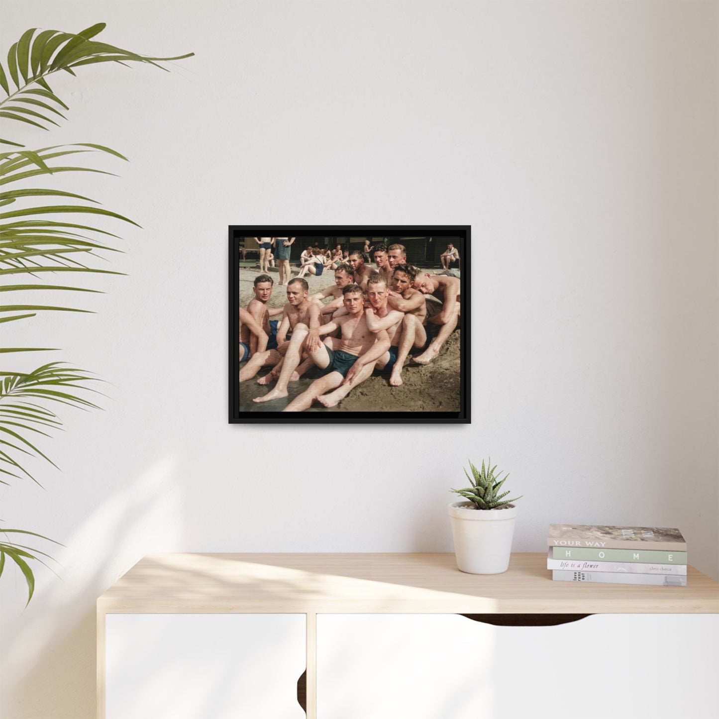 nager 012 | Framed Vintage Photo - Matte Canvas
