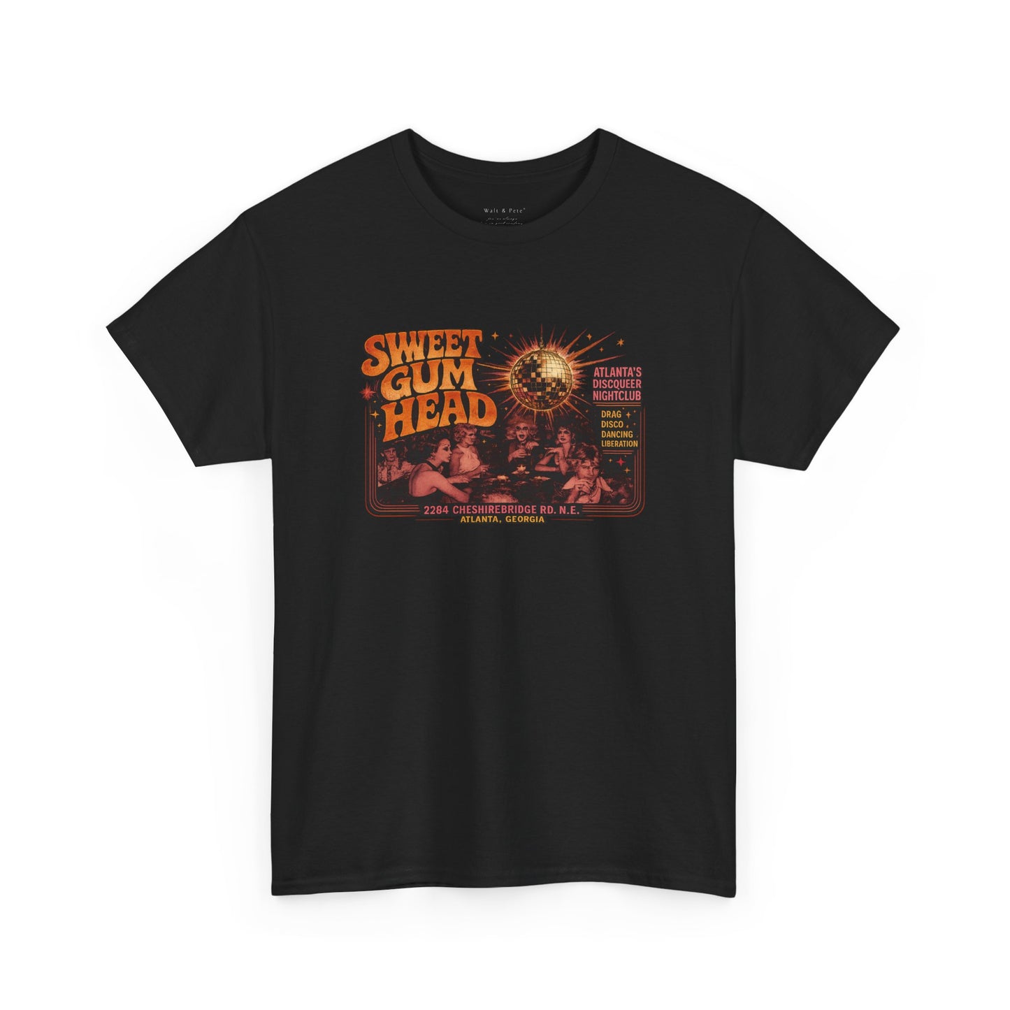 Sweet Gum Head | Atlanta LGBTQ History T-Shirt | Historic Disco & Drag Nightclub Tee | Cheshire Bridge Road Georgia