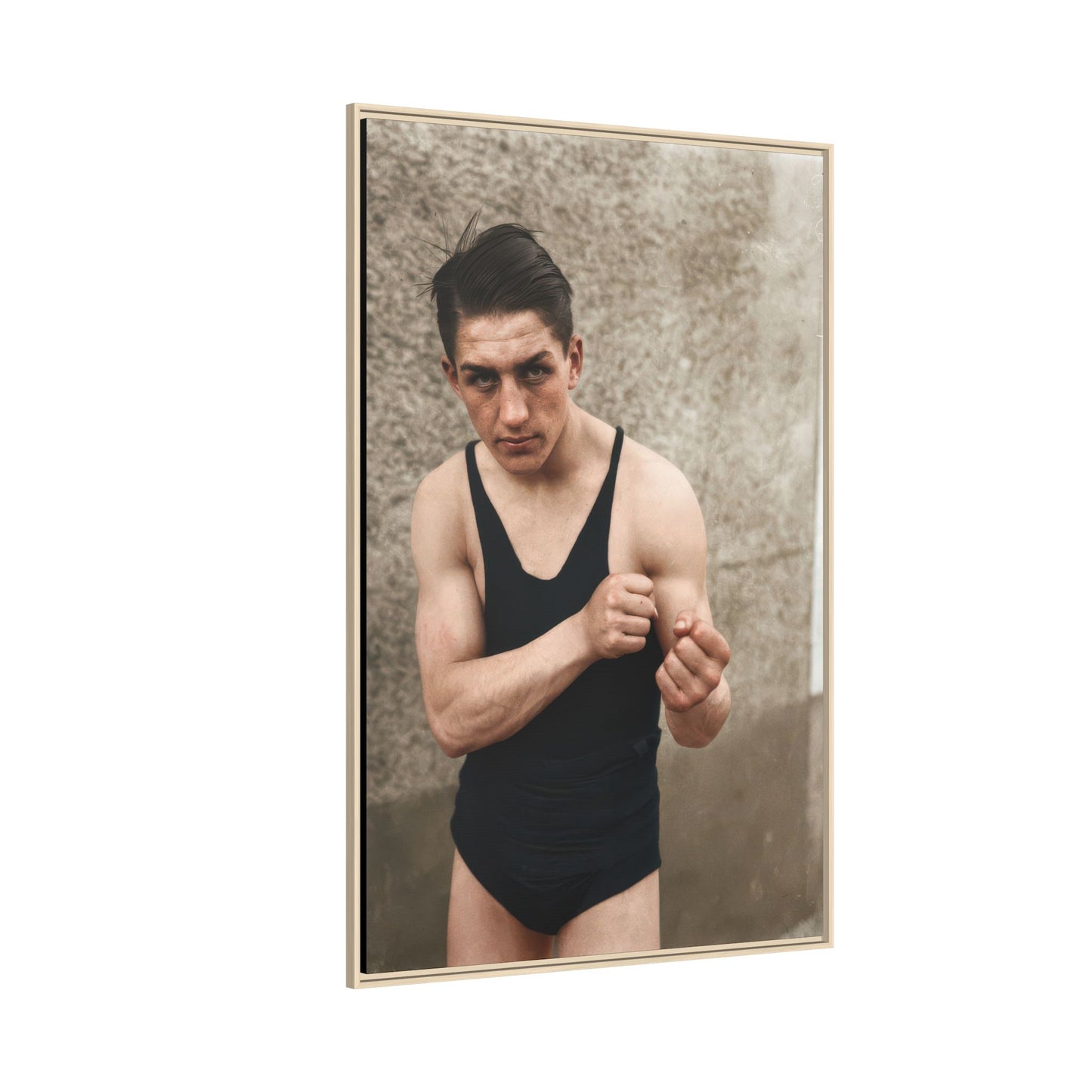 athlétisme 048 | Framed Vintage Photo - Matte Canvas