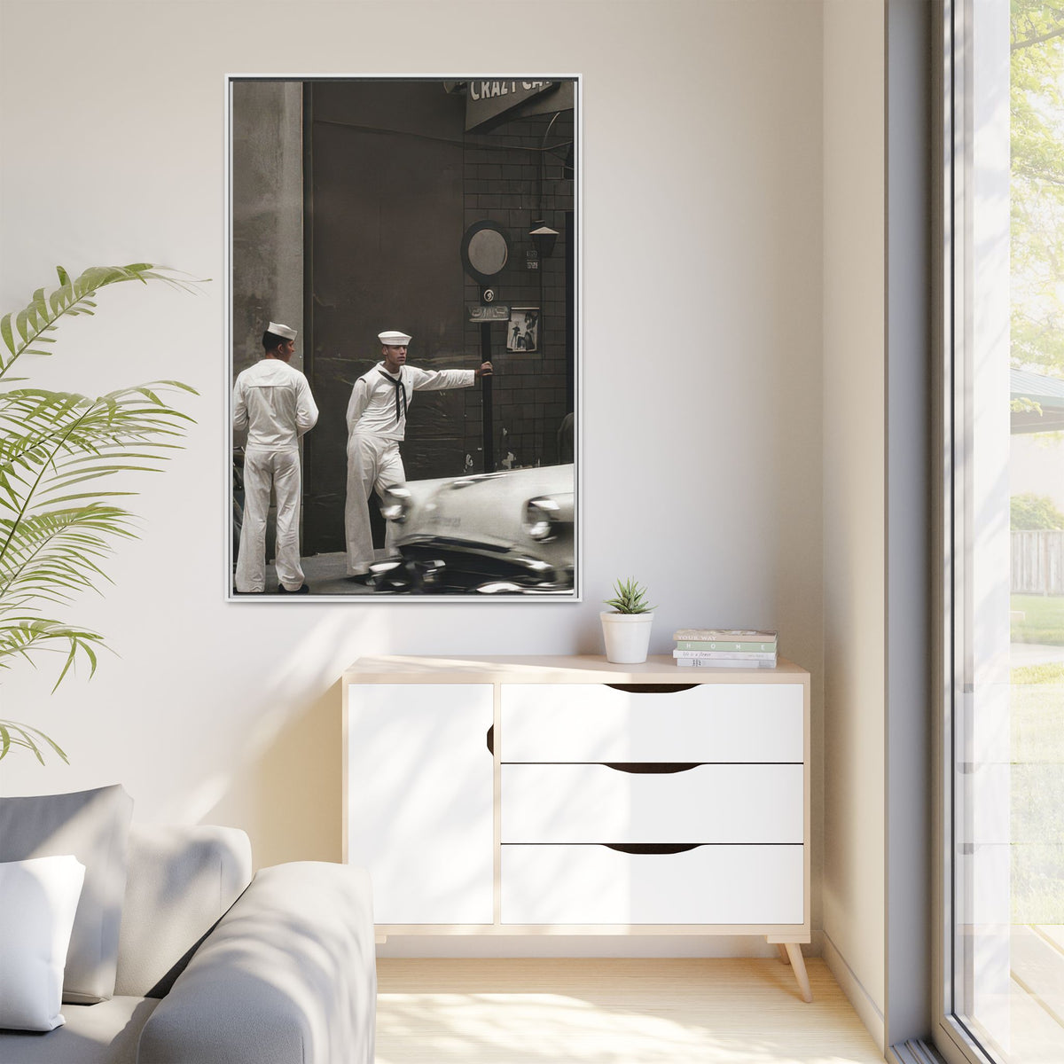 paire 151 | Framed Vintage Photo - Matte Canvas