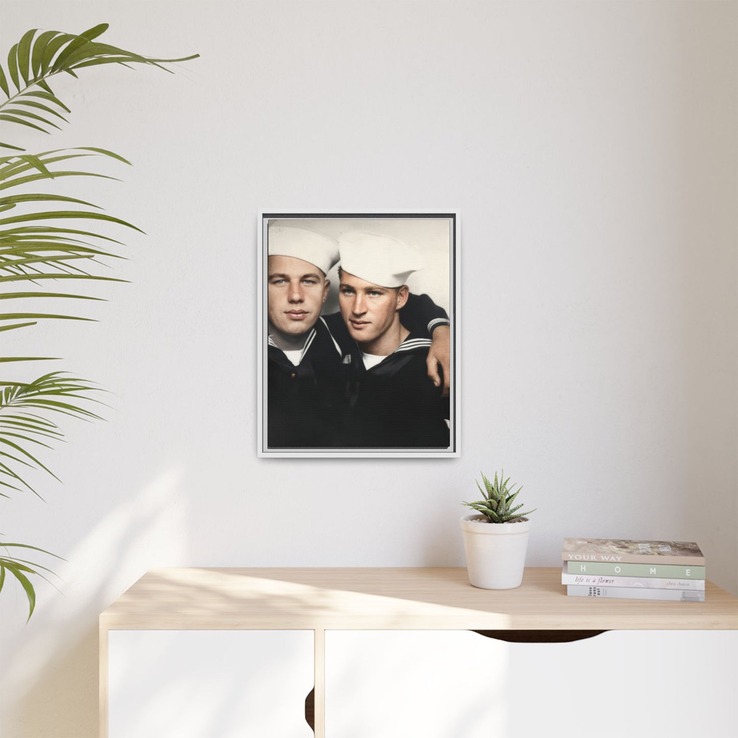 paire 078 | Framed Vintage Photo - Matte Canvas