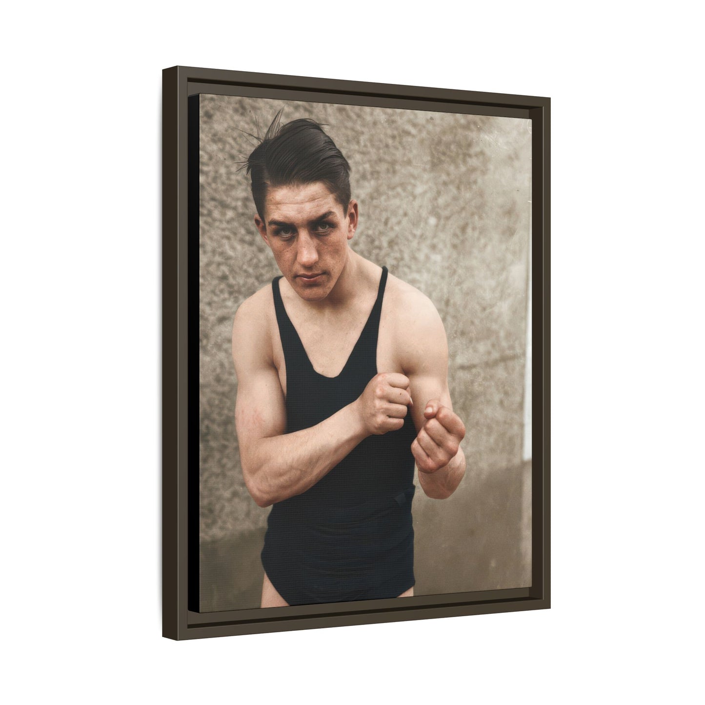 athlétisme 048 | Framed Vintage Photo - Matte Canvas
