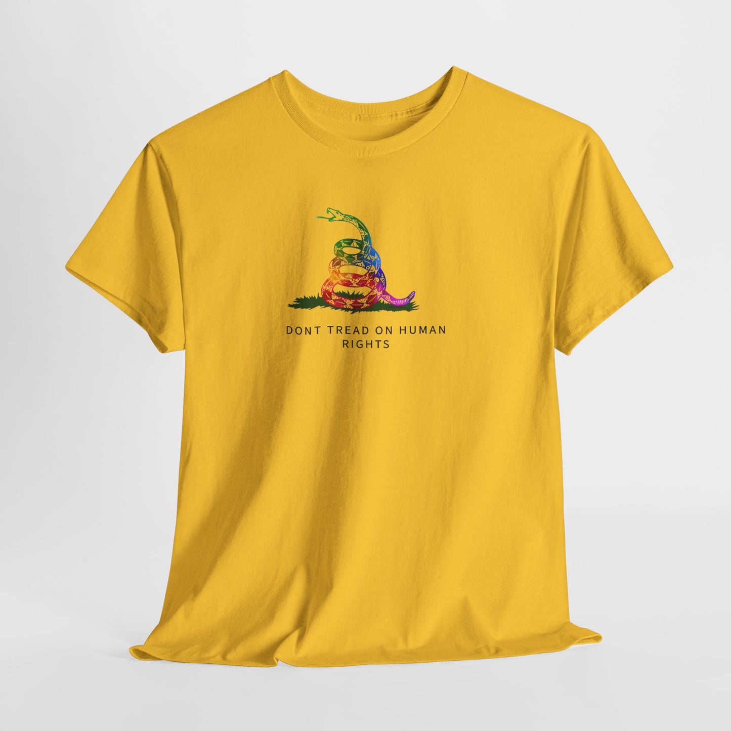 Don't Tread on Human Rights Graphic T-Shirt | Equality Activist Tee