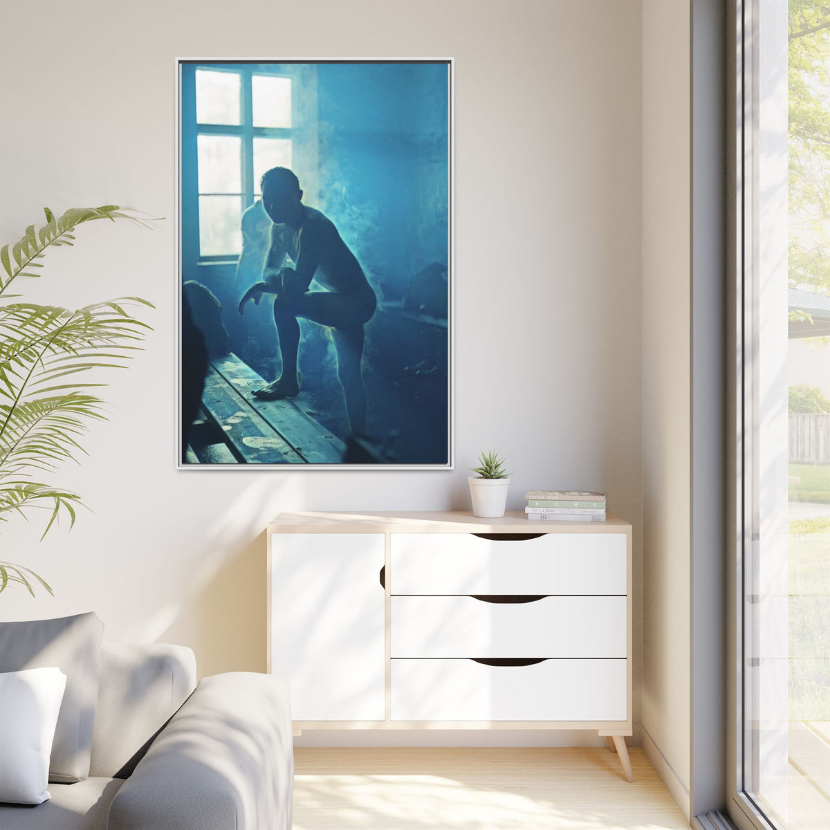 celibataire 044 | Framed Vintage Photo - Matte Canvas
