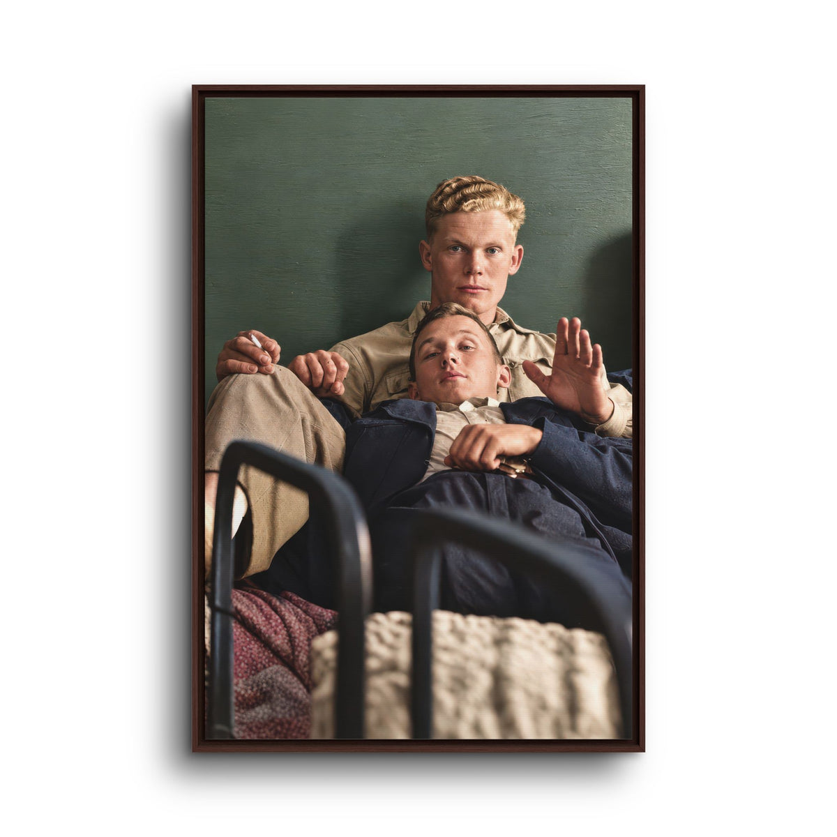 paire 046 | Framed Vintage Photo - Matte Canvas