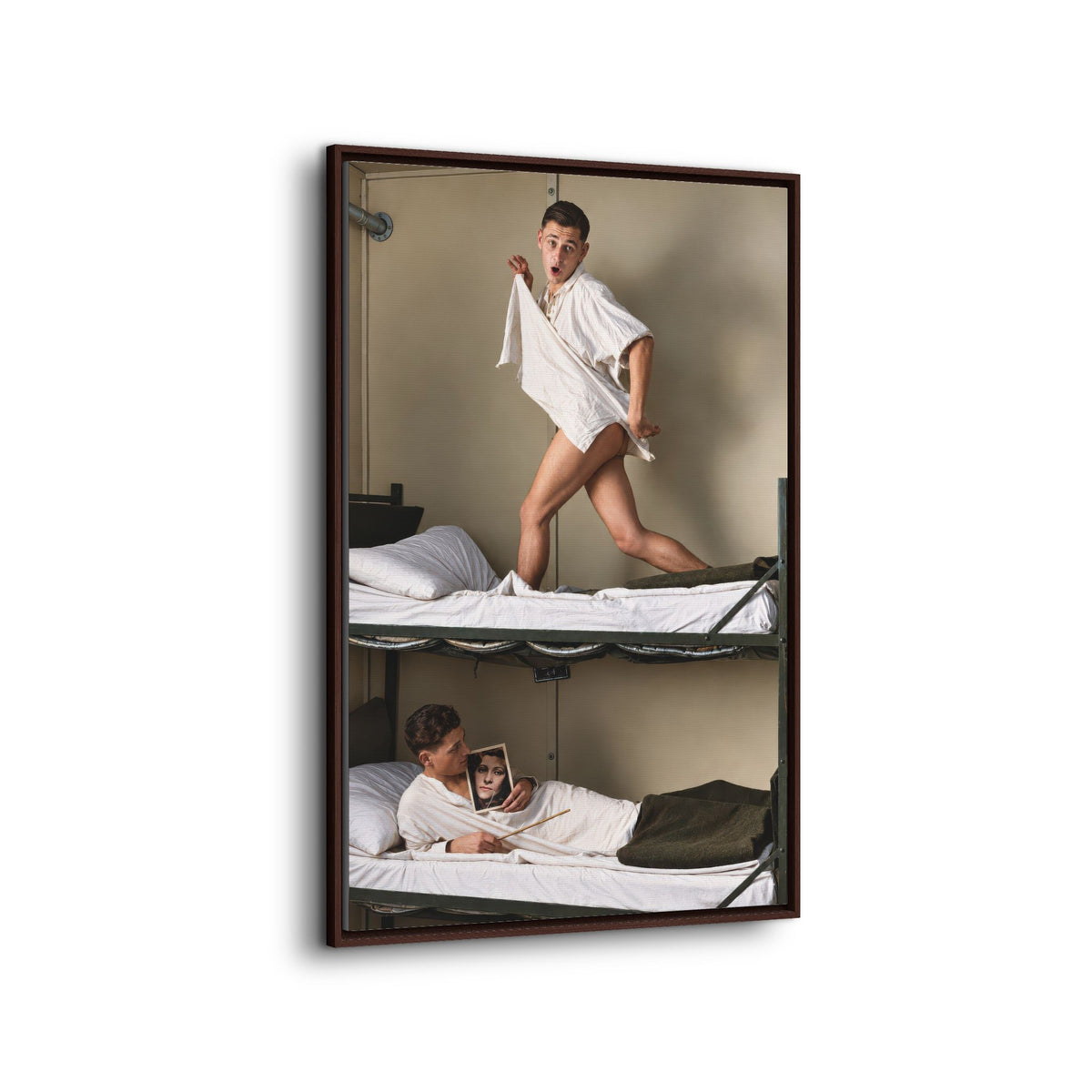 paire 168 | Framed Vintage Photo - Matte Canvas