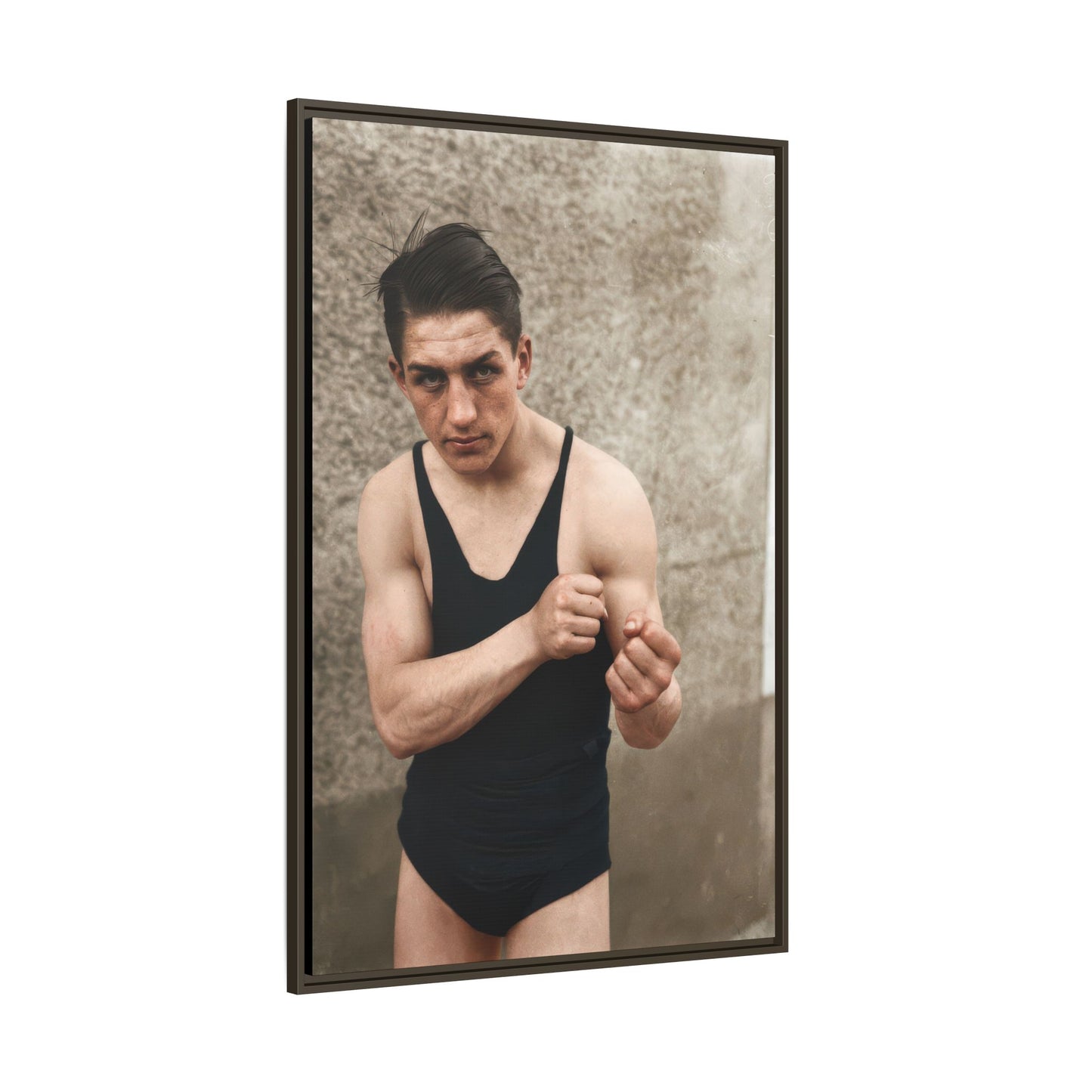 athlétisme 048 | Framed Vintage Photo - Matte Canvas