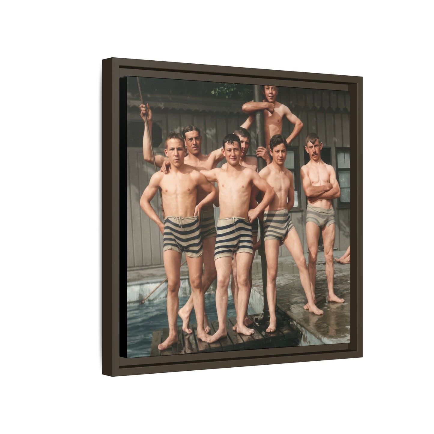 nager 010 | Framed Vintage Photo - Matte Canvas