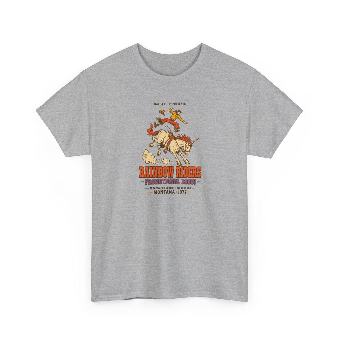 Rainbow Riders Montana 1977 T-Shirt | Queer Western Rodeo Tee