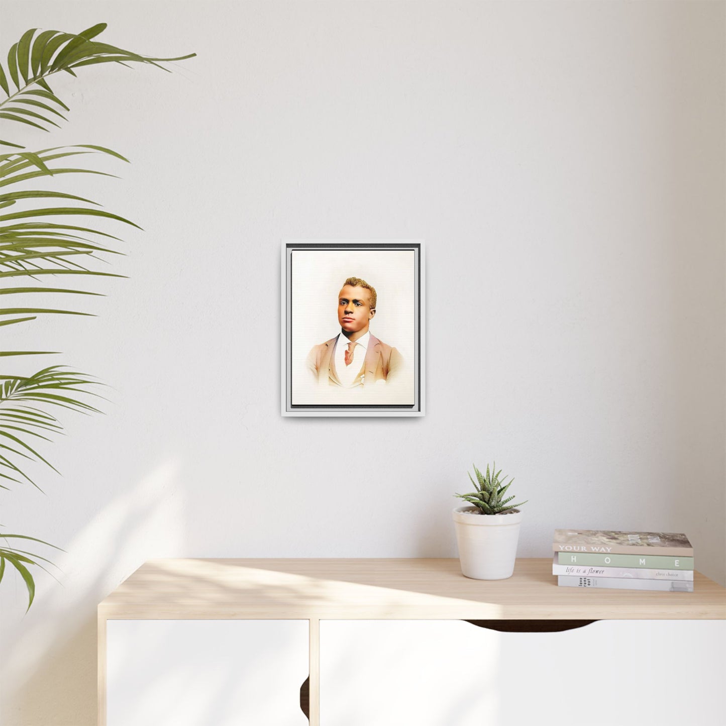 celibataire 027 | Framed Vintage Photo - Matte Canvas