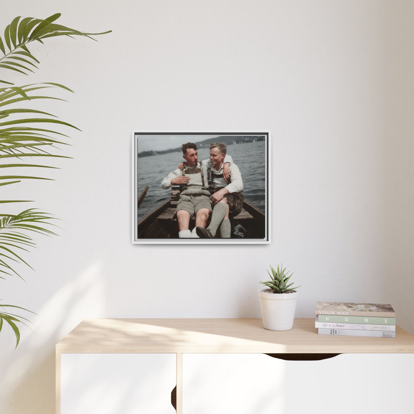 paire 116 | Framed Vintage Photo - Matte Canvas