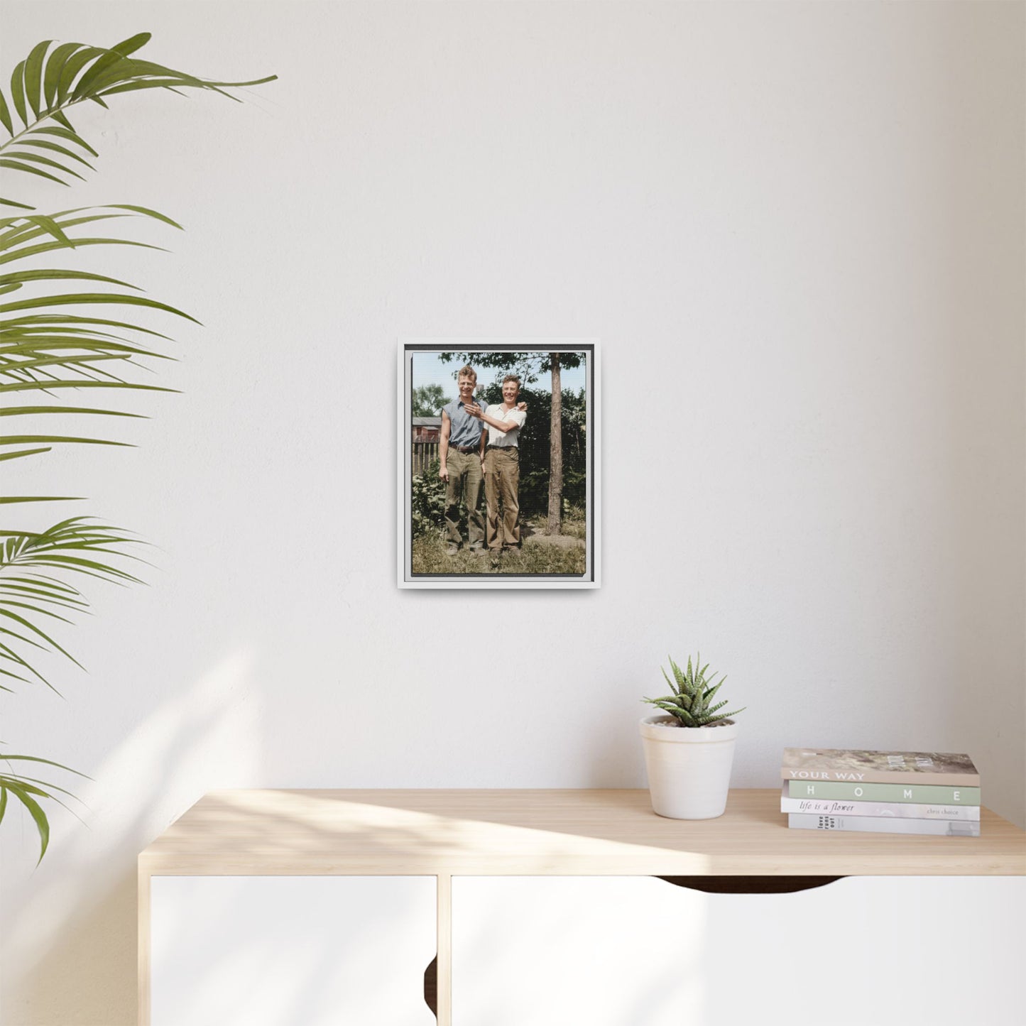 paire 052 | Framed Vintage Photo - Matte Canvas