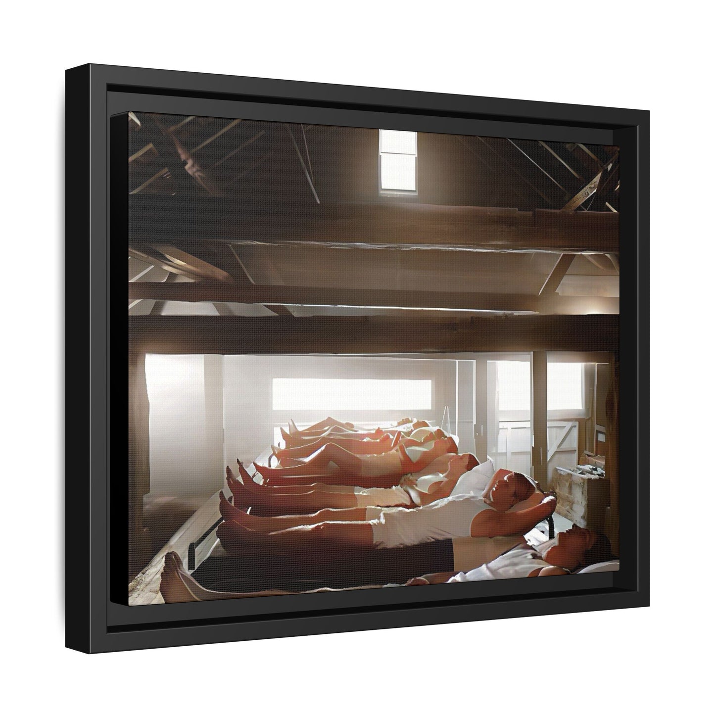 hommes 013 | Framed Vintage Photo - Matte Canvas