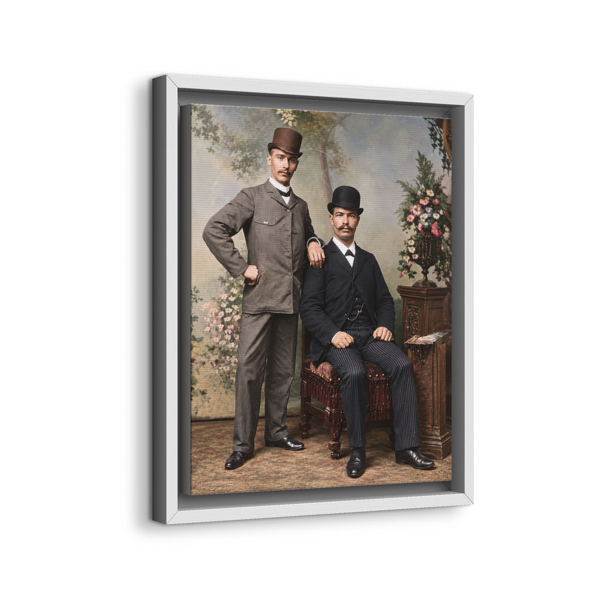 paire 068 | Framed Vintage Photo - Matte Canvas