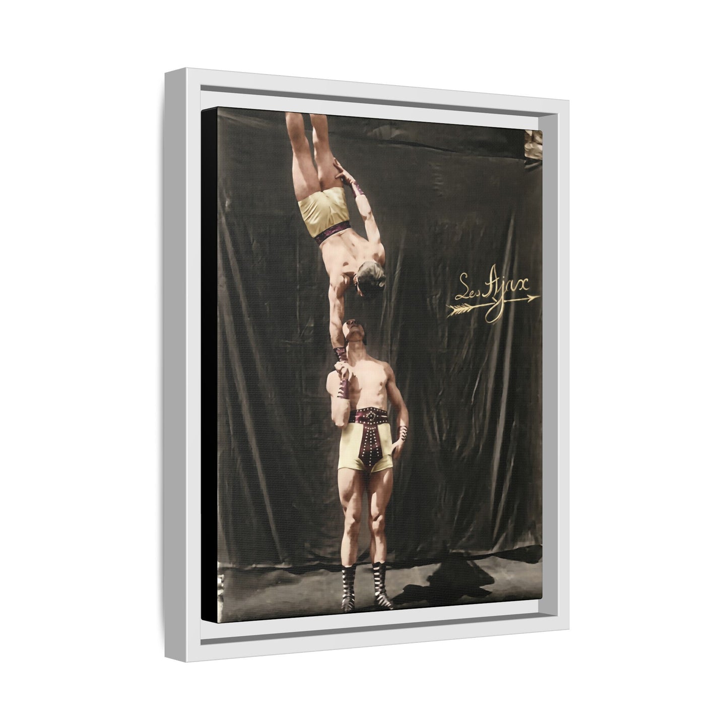 athlétisme 016 | Framed Vintage Photo - Matte Canvas