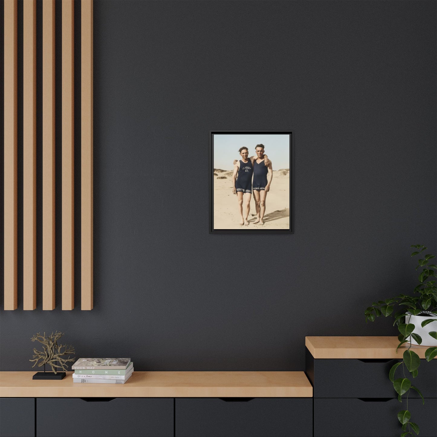 nager 035 | Framed Vintage Photo - Matte Canvas