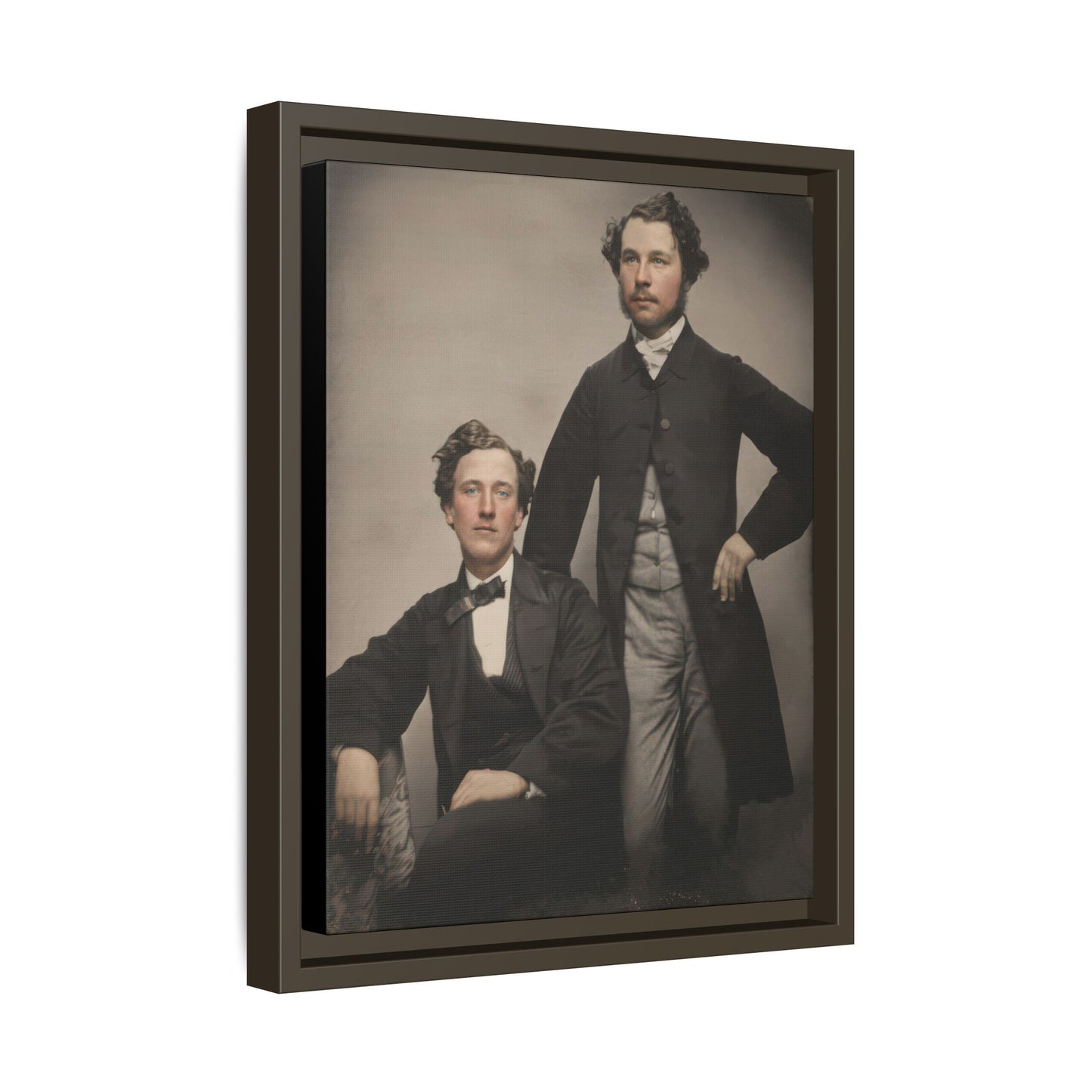 paire 125 | Framed Vintage Photo - Matte Canvas