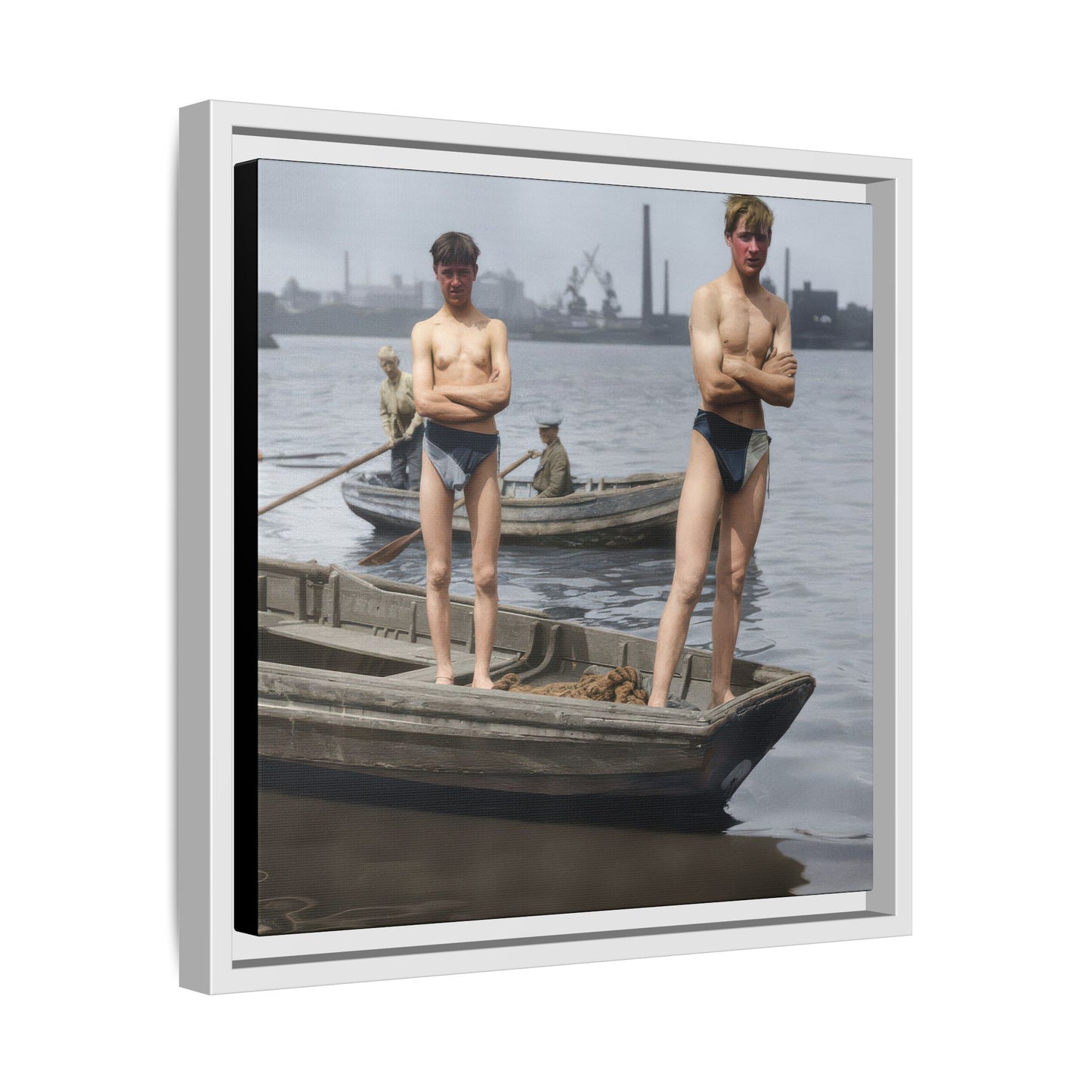 nager 050 | Framed Vintage Photo - Matte Canvas