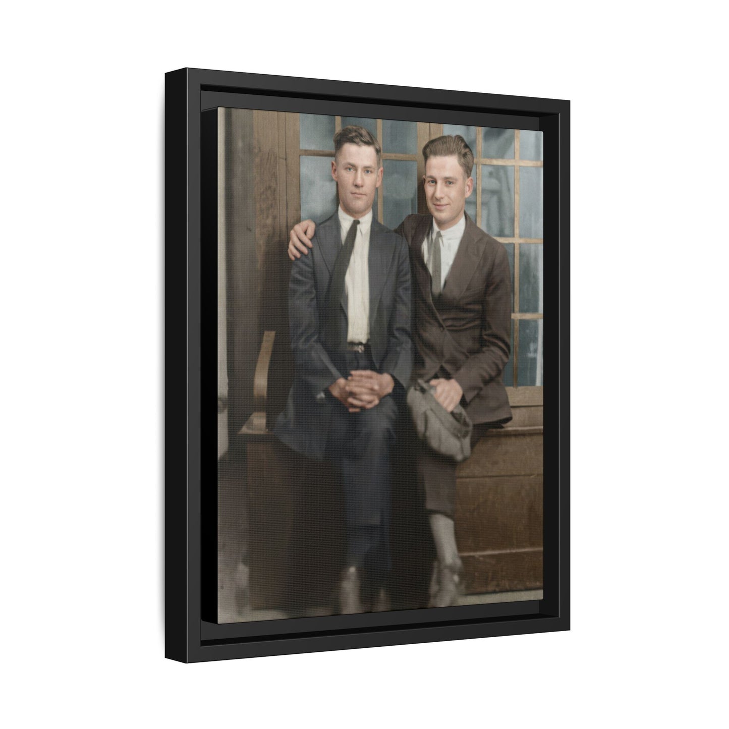 paire 105 | Framed Vintage Photo - Matte Canvas