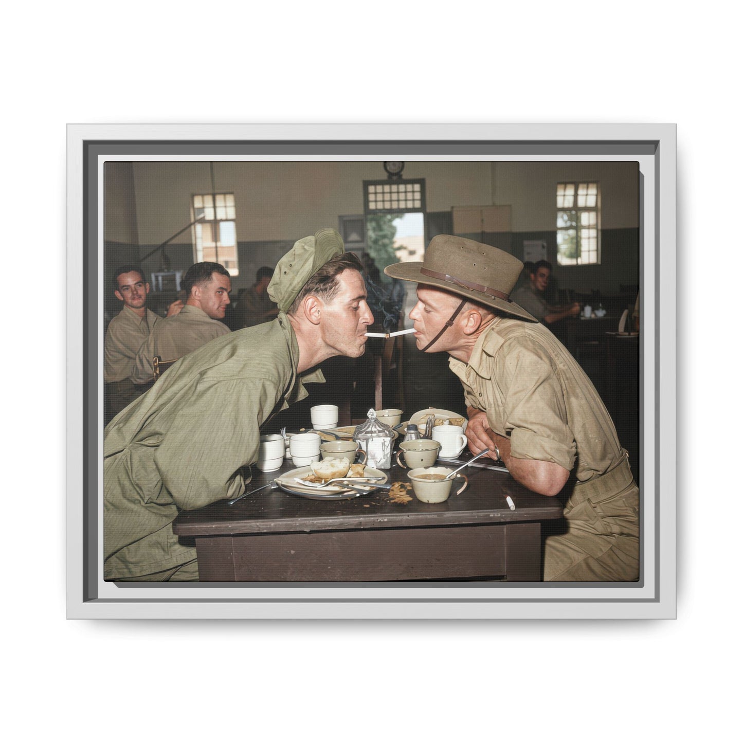 paire 143 | Framed Vintage Photo - Matte Canvas