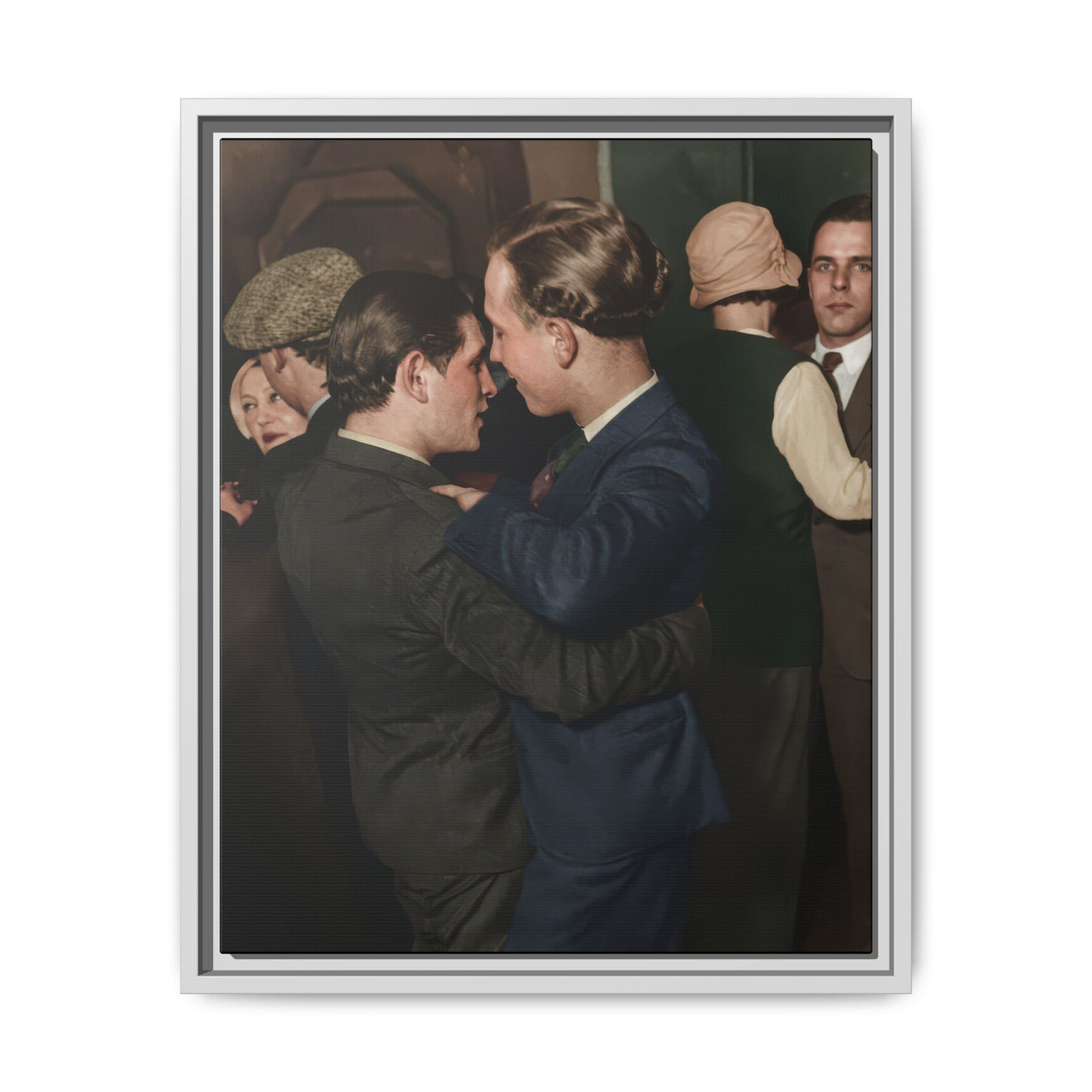 paire 141 | Framed Vintage Photo - Matte Canvas